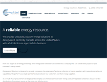 Tablet Screenshot of deregulatedsolutions.com